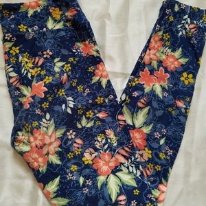 Lularoe os floral leggings